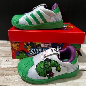 Adidas Superstar 360 Marvel Incredible Hulk Size 5K